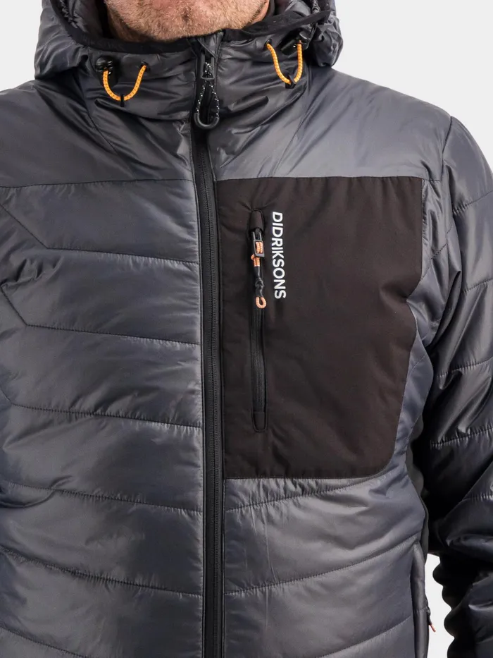 Men Gale Jacket Coal Black Didriksons Autumn Jackets