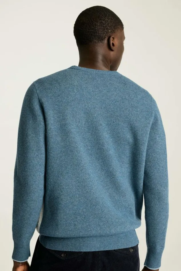 Men Gone Fishing Sweater Artic Blue Bonobos Crew and VNeck Sweaters