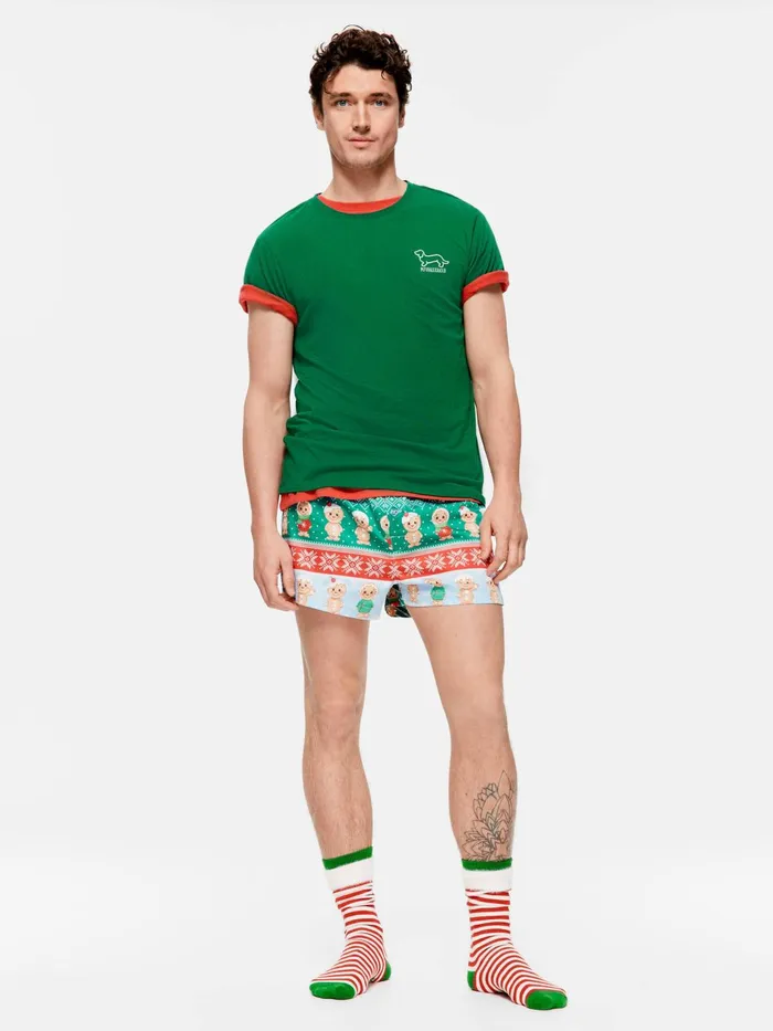 Men Green Pop Penny Logo Tee Green Peter Alexander Tops