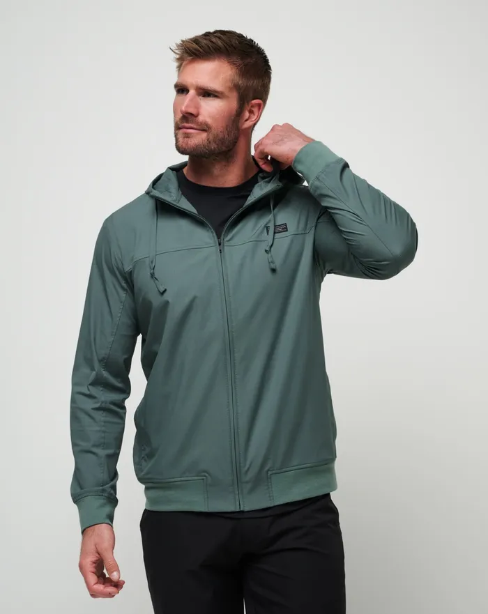 Men Hoodies and Sweatshirts TravisMathew WANDERLUST HOODIE Balsam Green