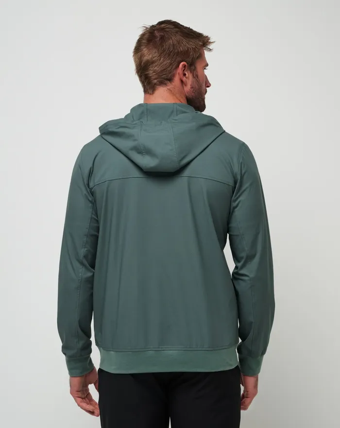 Men Hoodies and Sweatshirts TravisMathew WANDERLUST HOODIE Balsam Green