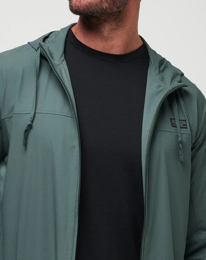 Men Hoodies and Sweatshirts TravisMathew WANDERLUST HOODIE Balsam Green
