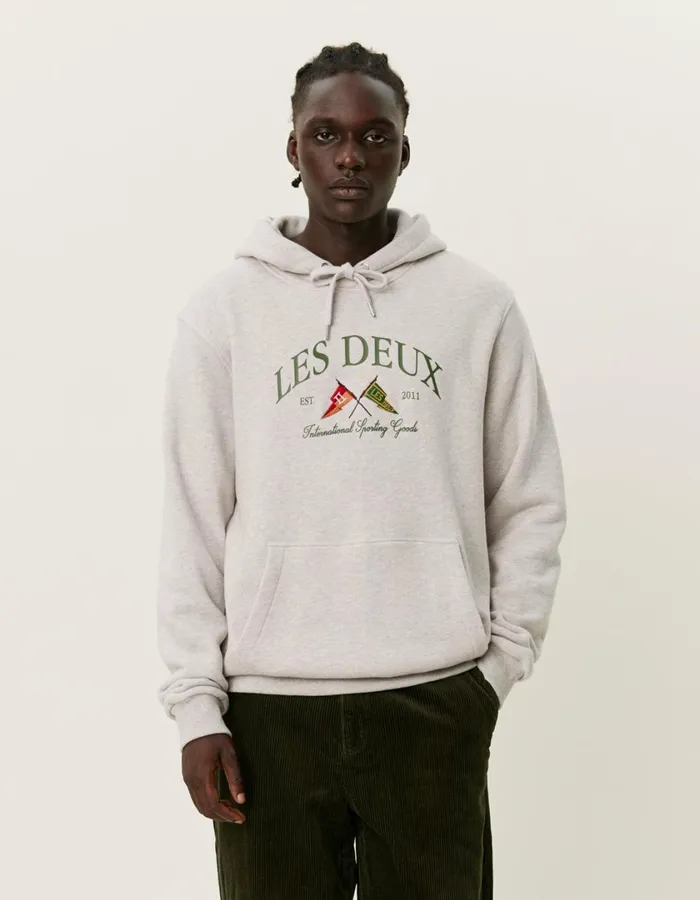 Men Ivy League Hoodie 8211 Oatmeal Mlange Les Deux HoodiesSweatshirts