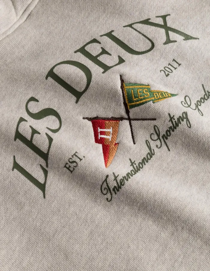 Men Ivy League Hoodie 8211 Oatmeal Mlange Les Deux HoodiesSweatshirts