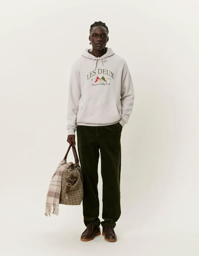 Men Ivy League Hoodie 8211 Oatmeal Mlange Les Deux HoodiesSweatshirts
