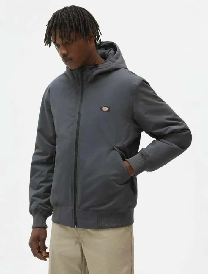 Men Jackets Dickies New Sarpy Jacket Charcoal Grey