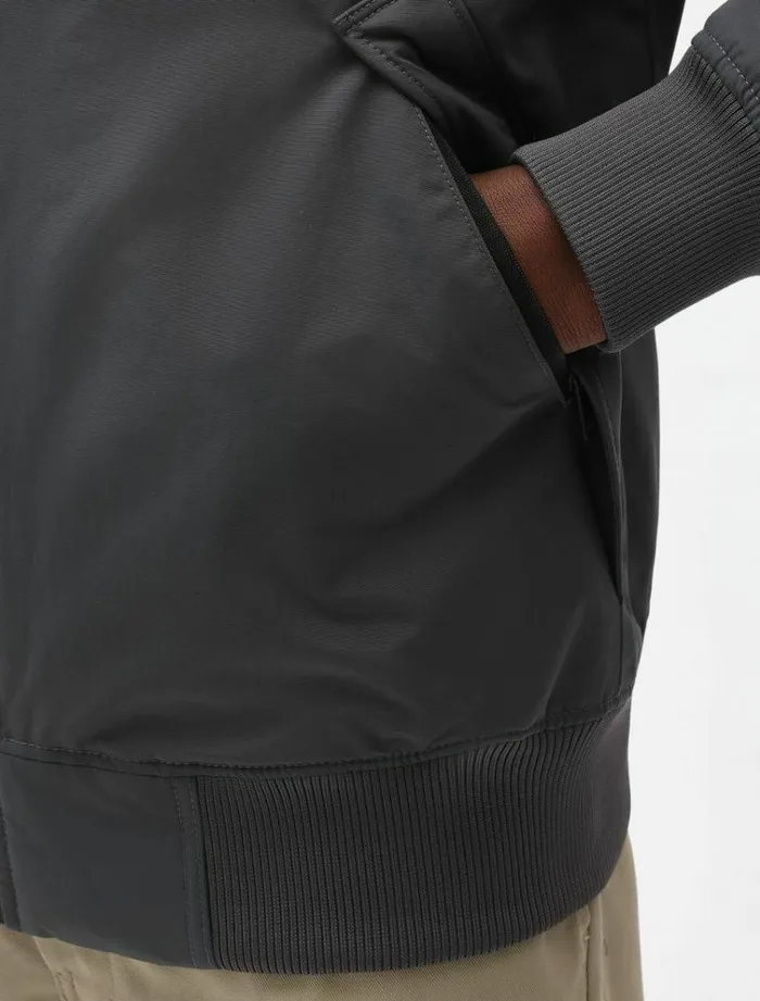 Men Jackets Dickies New Sarpy Jacket Charcoal Grey