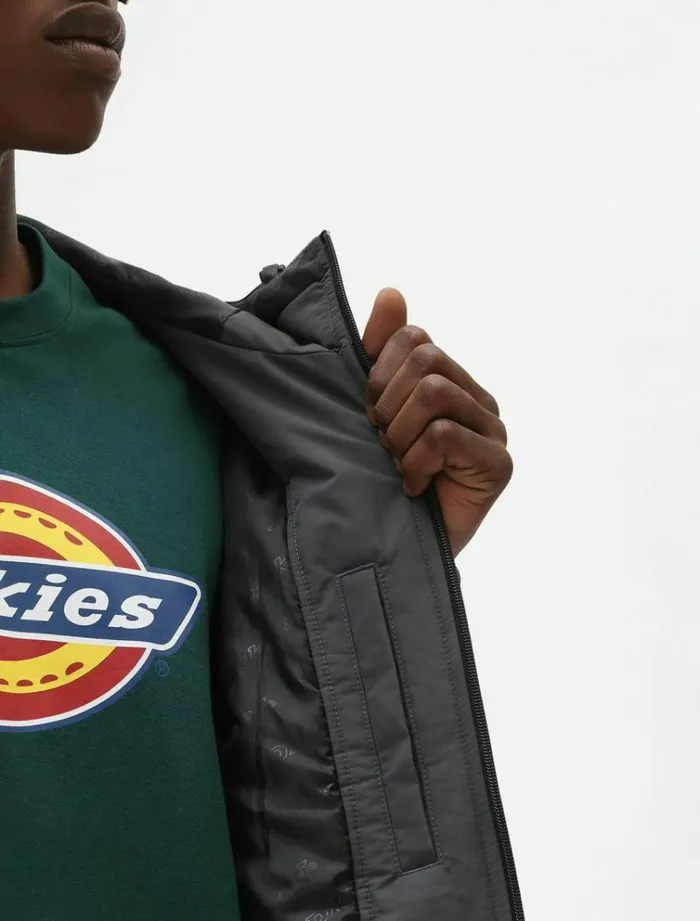 Men Jackets Dickies New Sarpy Jacket Charcoal Grey