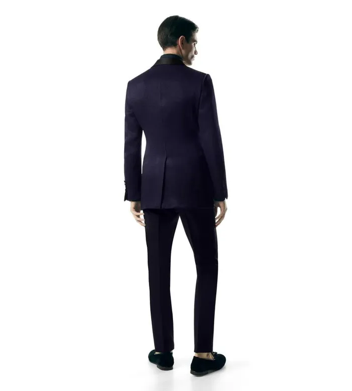 Men Jackets Tom Ford Honeycomb Viscose Atticus Cocktail Jacket