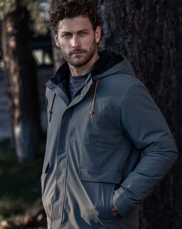Men Jackets TravisMathew MOUNTAIN PASS JACKET Dark Olive