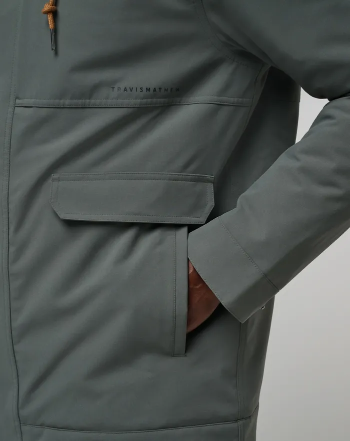 Men Jackets TravisMathew MOUNTAIN PASS JACKET Dark Olive
