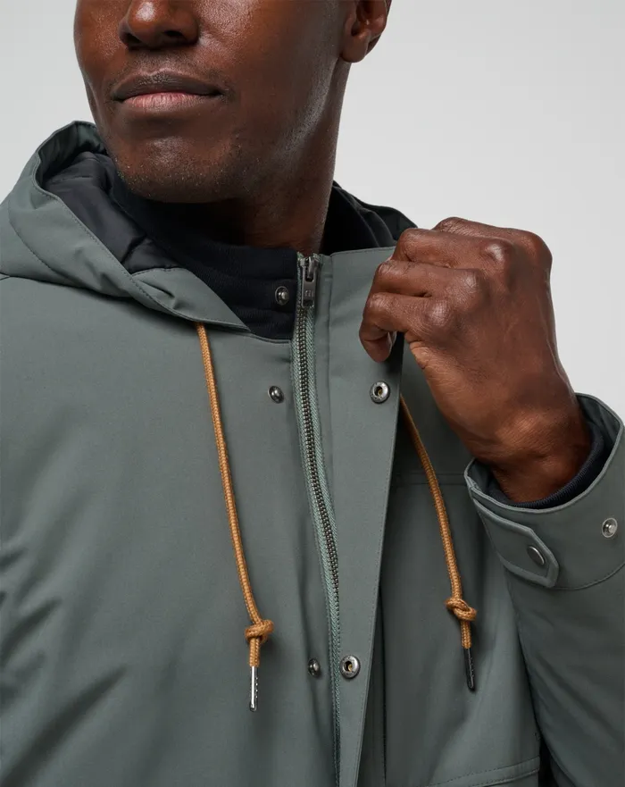 Men Jackets TravisMathew MOUNTAIN PASS JACKET Dark Olive