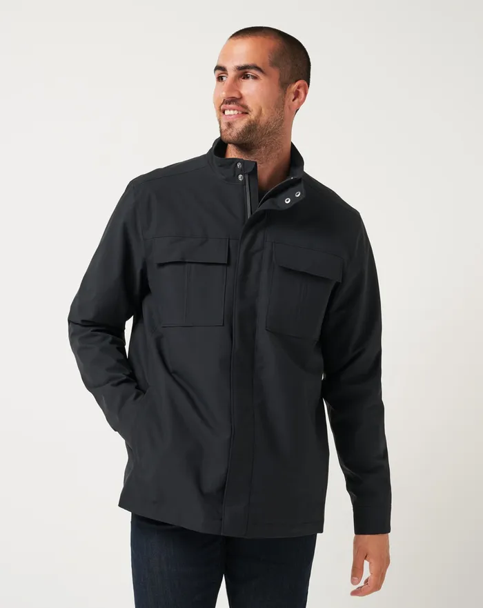 Men Jackets TravisMathew WESTERLY 20 JACKET Black