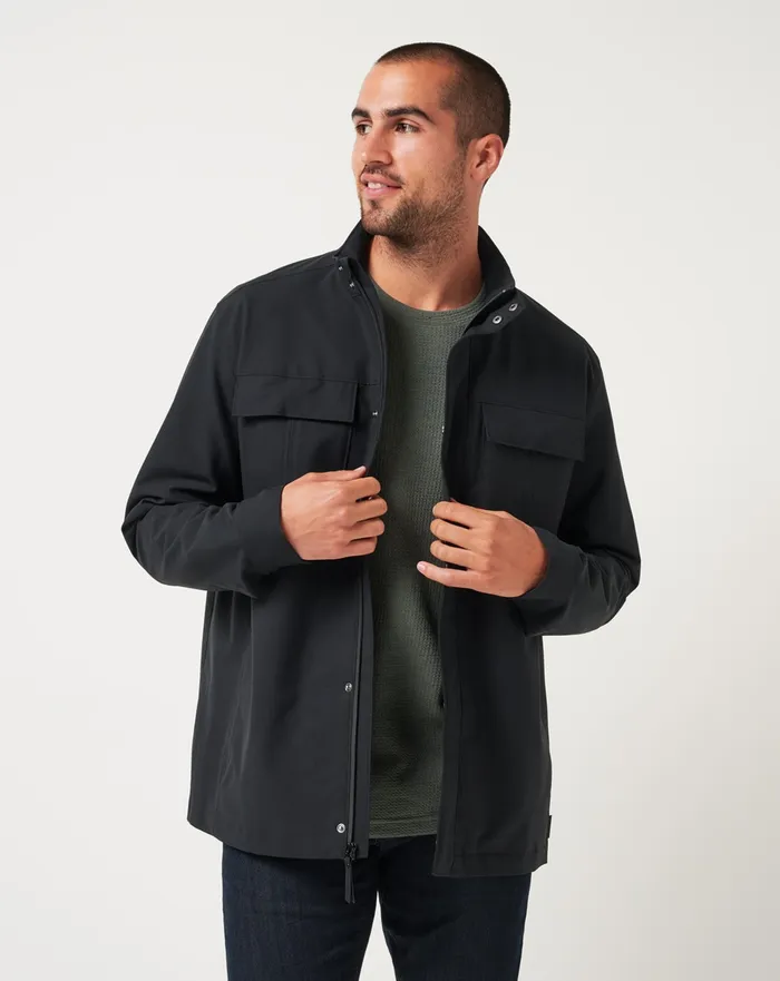 Men Jackets TravisMathew WESTERLY 20 JACKET Black