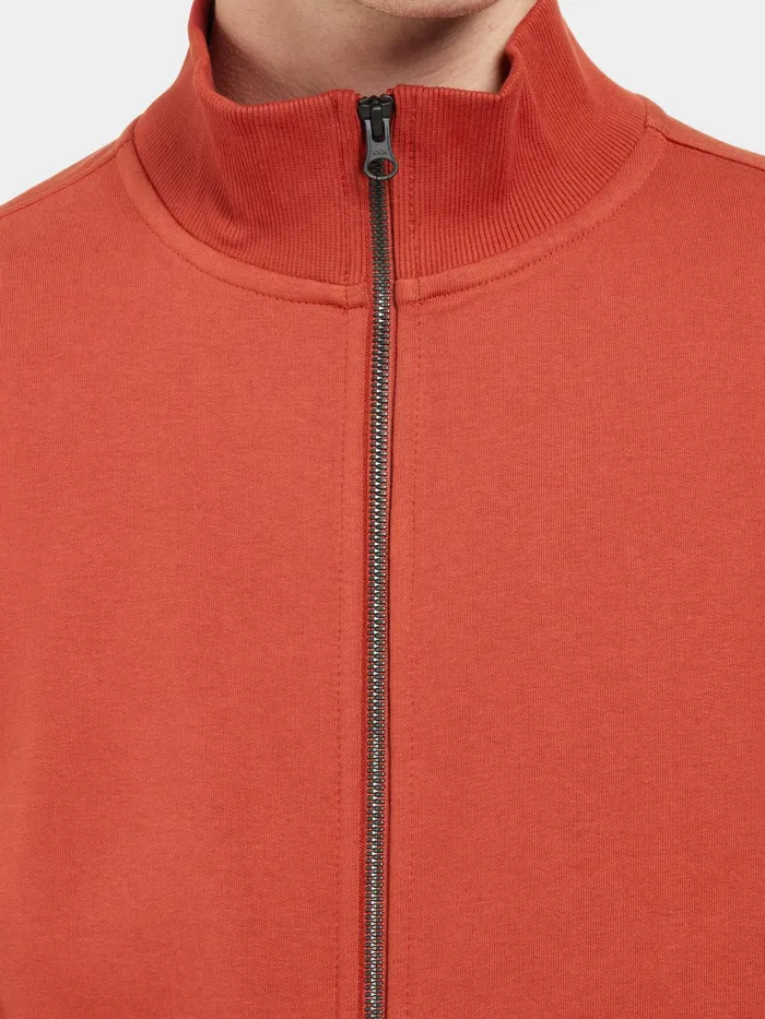Men Jake FullZip Ochre Red Didriksons Hoodies and Sweatshirts