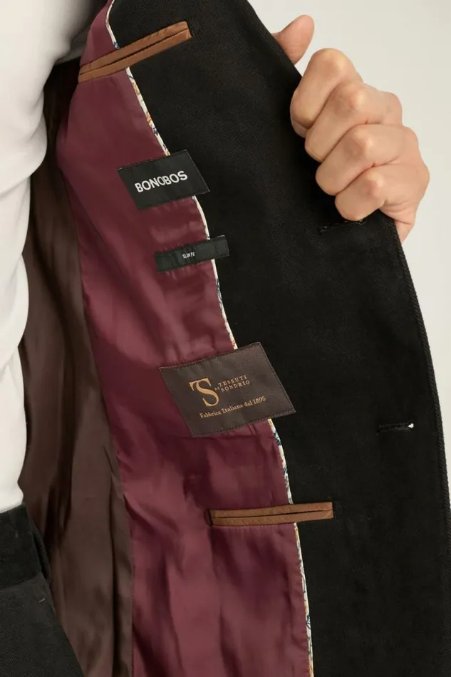 Men Jetsetter Italian Brushed Cotton Suit Black Bonobos Suits Men Jetsetter Italian Brushed Cotton Suit Black Bonobos Suits