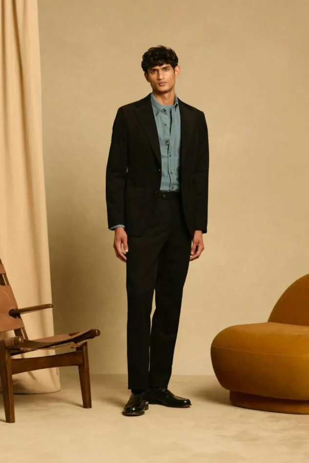 Men Jetsetter Italian Brushed Cotton Suit Black Bonobos Suits Men Jetsetter Italian Brushed Cotton Suit Black Bonobos Suits