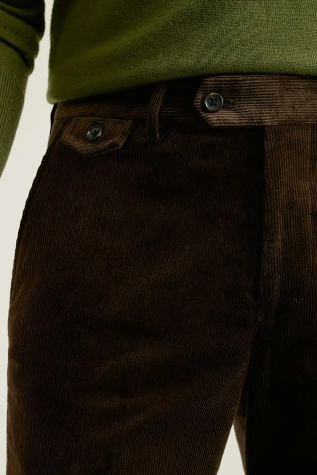 Men Jetsetter Italian Corduroy Dress Pant Chocolate Brown Bonobos Dress Pants