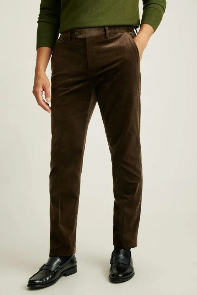 Men Jetsetter Italian Corduroy Dress Pant Chocolate Brown Bonobos Dress Pants