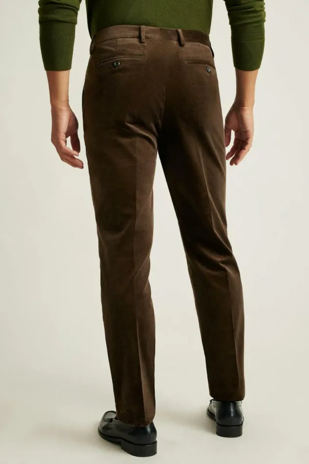 Men Jetsetter Italian Corduroy Dress Pant Chocolate Brown Bonobos Dress Pants