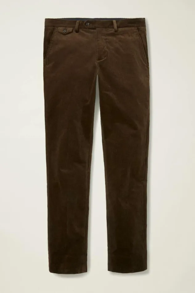 Men Jetsetter Italian Corduroy Dress Pant Chocolate Brown Bonobos Dress Pants