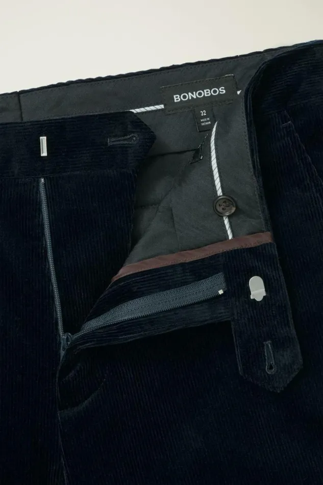 Men Jetsetter Italian Corduroy Dress Pant Navy Bonobos Dress Pants