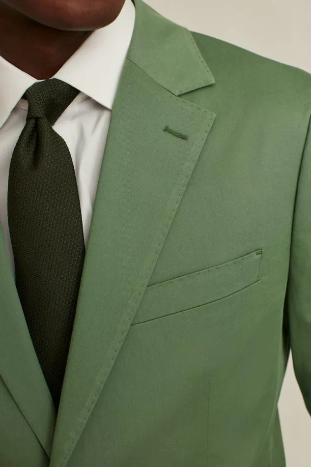 Men Jetsetter Italian Cotton Blazer Sea Green Bonobos Blazers and Sport Coats