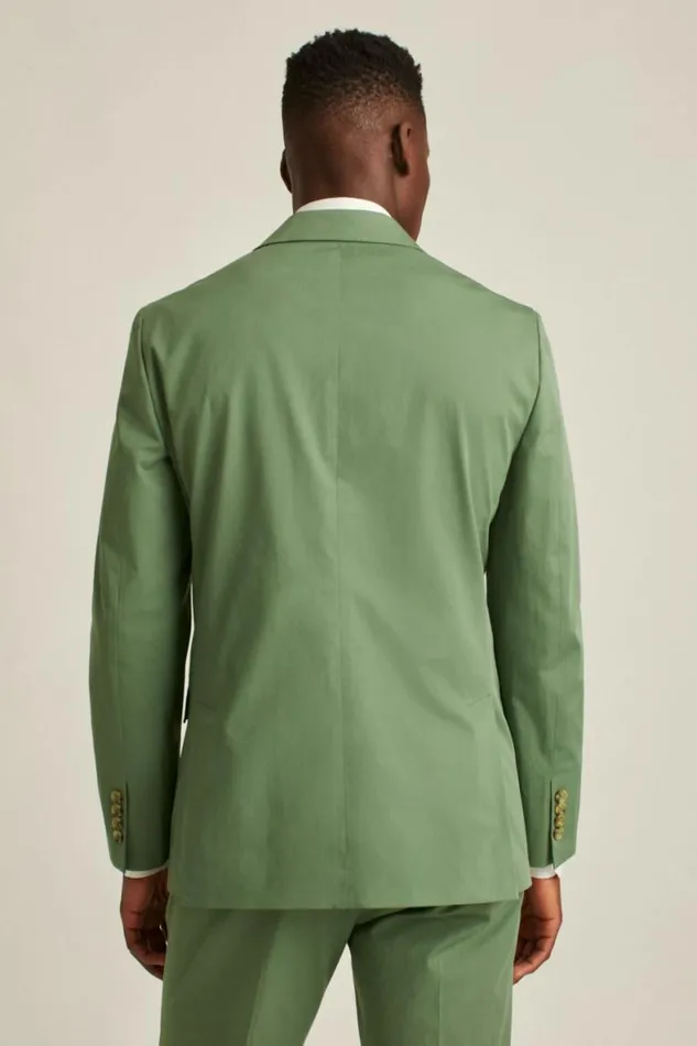 Men Jetsetter Italian Cotton Blazer Sea Green Bonobos Blazers and Sport Coats