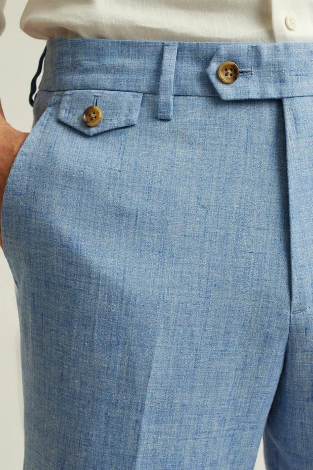 Men Jetsetter Italian Linen Dress Pant Light Blue Bonobos Dress Pants