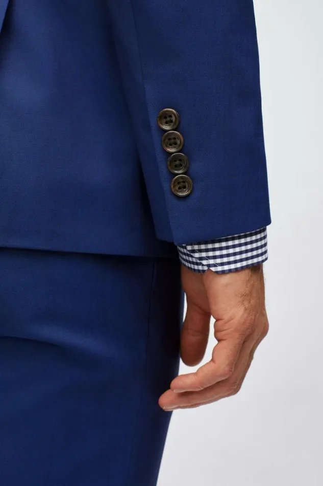 Men Jetsetter Italian Wool Blazer Deep Sea Navy Bonobos Blazers and Sport Coats