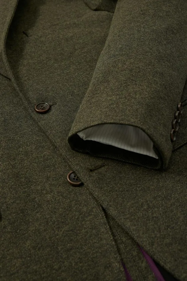 Men Jetsetter Knit Blazer Olive Birdseye Bonobos Blazers and Sport Coats