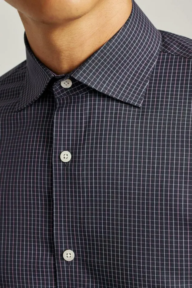 Men Jetsetter Stretch Dress Shirt Lavender Check Bonobos Business Casual Shirts