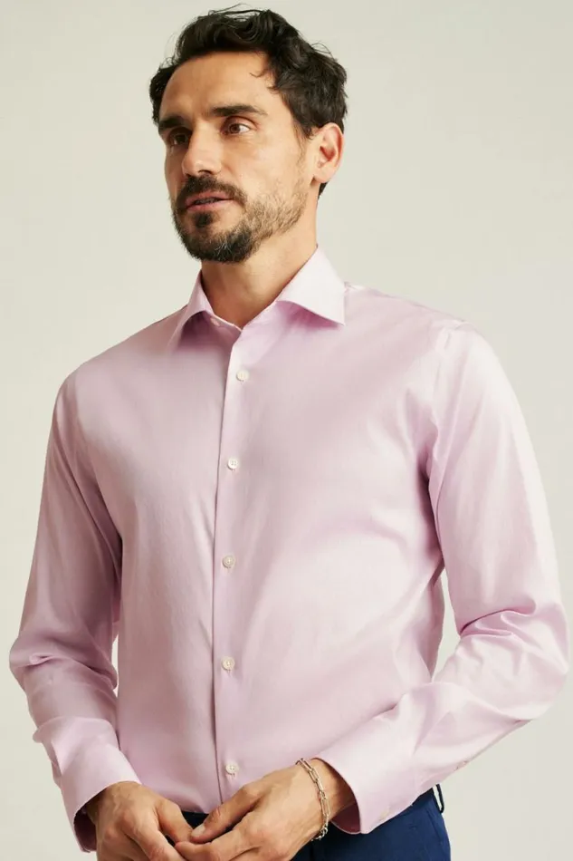 Men Jetsetter Stretch Dress Shirt Lilac Micro Stripe Bonobos Business Casual Shirts
