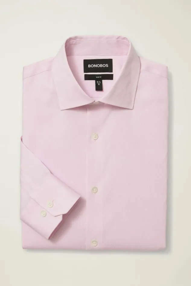 Men Jetsetter Stretch Dress Shirt Lilac Micro Stripe Bonobos Business Casual Shirts