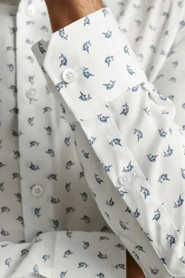Men Jetsetter Stretch Dress Shirt Navy Catch Of The Day Bonobos Business Casual Shirts