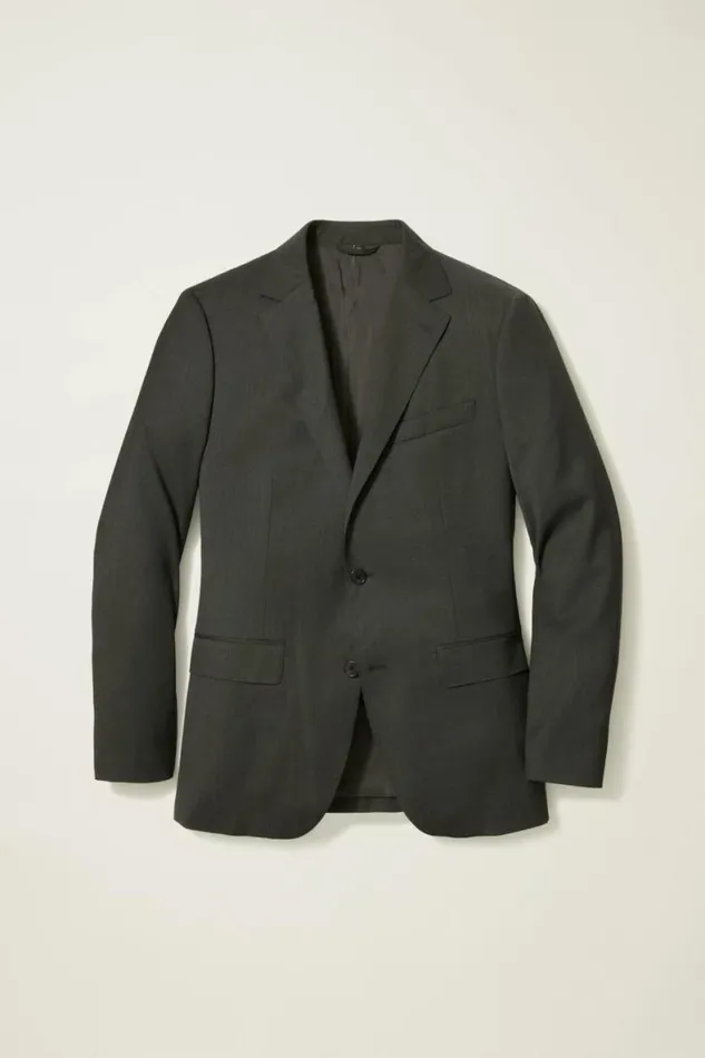 Men Jetsetter Super 120s Italian Wool Suit Charcoal Bonobos Suits