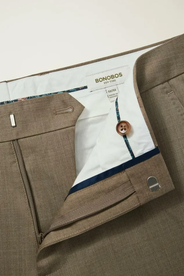 Men Jetsetter Wool Dress Pant Tan Bonobos Dress Pants