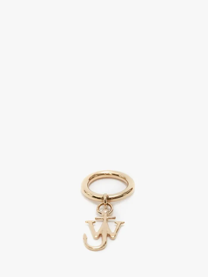 Men JEWELLERY JW Anderson JWA ANCHOR CHARM RING Gold Men JEWELLERY JW Anderson JWA ANCHOR CHARM RING Gold