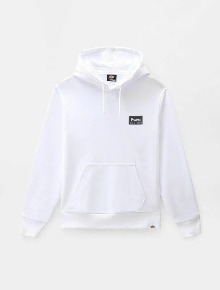 Men Jumpers and Sweatshirts Dickies Harrison Hoodie White