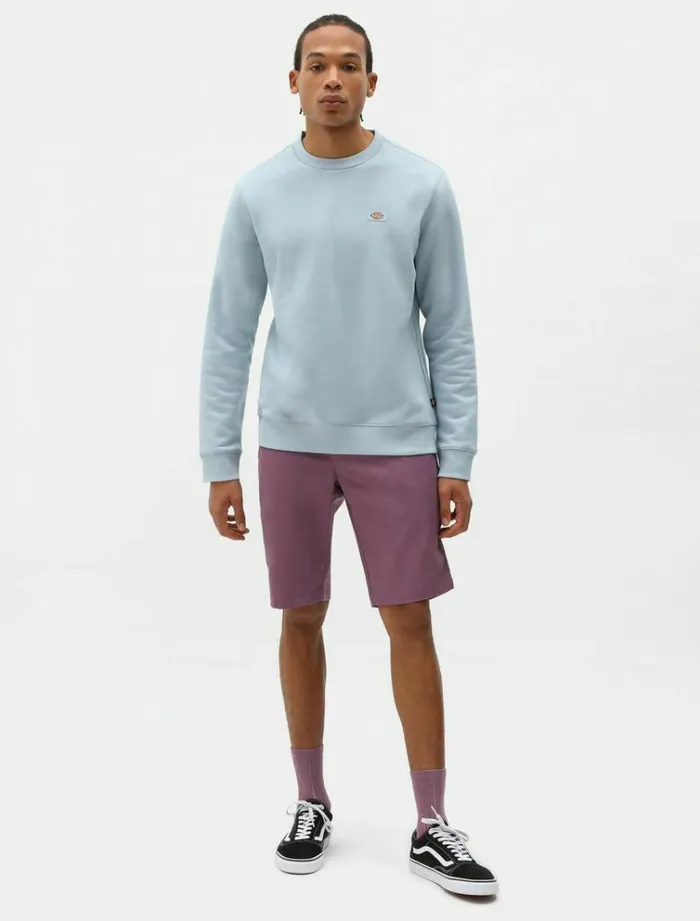 Men Jumpers and Sweatshirts Dickies Oakport Sweatshirt Fog Blue