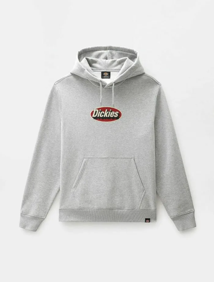 Men Jumpers and Sweatshirts Dickies Saxman Hoodie Grey Melange