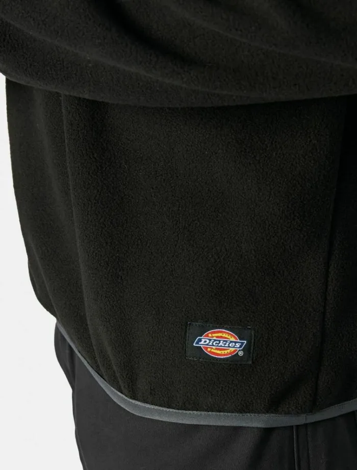 Men Jumpers and Sweatshirts Dickies Smithfield Two Tone Fleece Black Gray