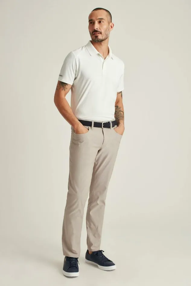 Men Lightweight 5Pocket Golf Pant Heather Khaki Bonobos Golf Pants