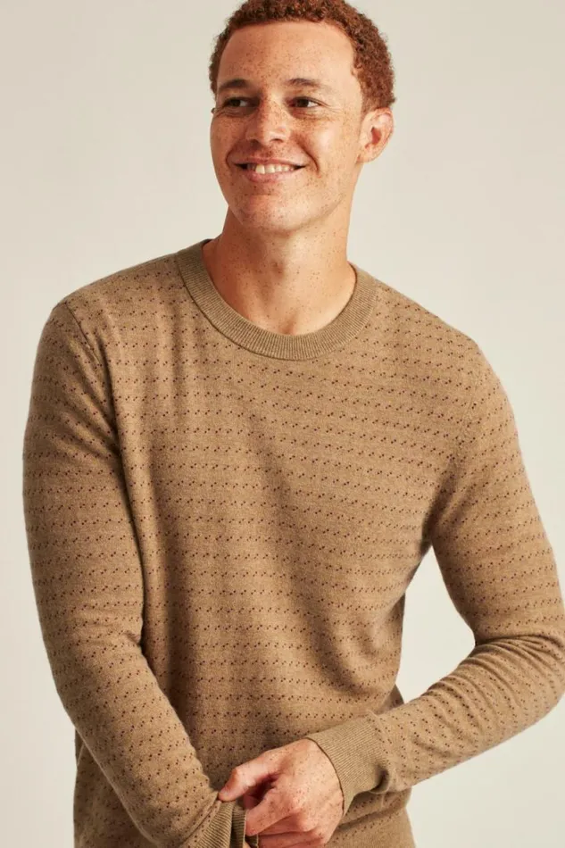 Men Limited Edition Sweater Camel Dots Bonobos Crew and VNeck Sweaters