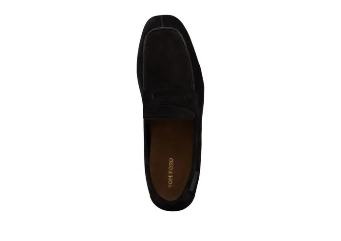 Men Loafers Tom Ford Suede Berwick Loafer Black Men Loafers Tom Ford Suede Berwick Loafer Black
