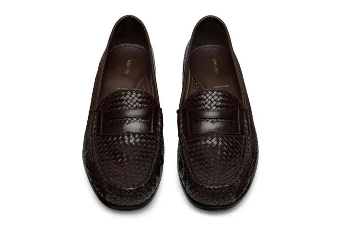 Men Loafers Tom Ford Woven Leather Neville Loafer Men Loafers Tom Ford Woven Leather Neville Loafer