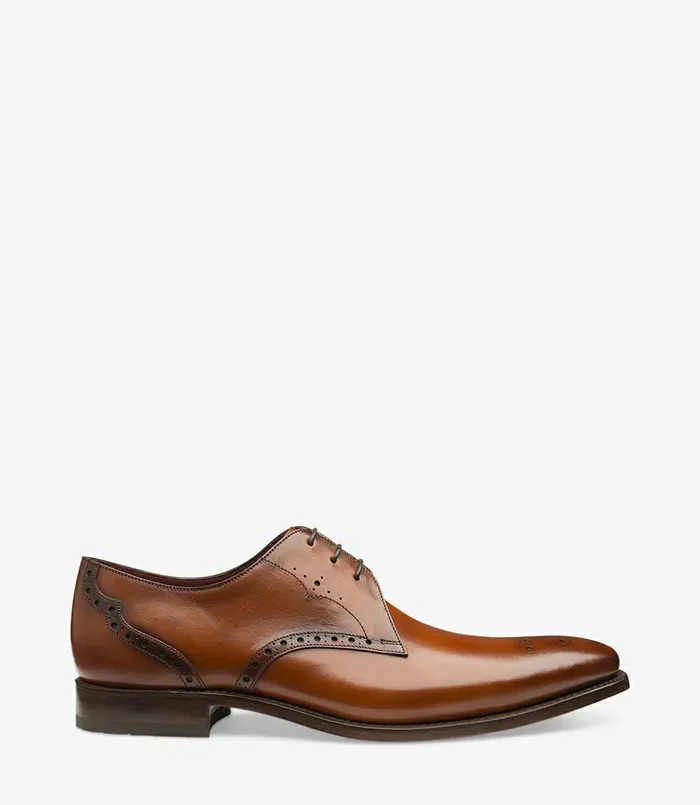 Men Loake Hannibal Brown Plain Ties