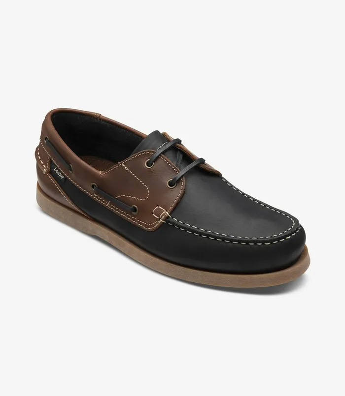 Men Loake Lymington Navy Brown Nubuck Boat Shoes Men Loake Lymington Navy Brown Nubuck Boat Shoes