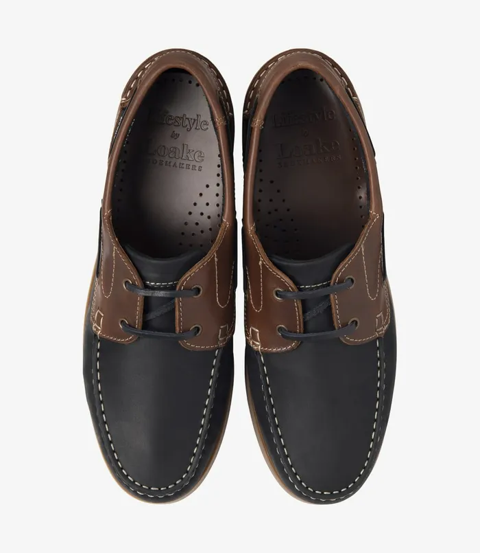 Men Loake Lymington Navy Brown Nubuck Boat Shoes Men Loake Lymington Navy Brown Nubuck Boat Shoes