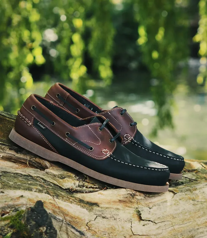 Men Loake Lymington Navy Brown Nubuck Boat Shoes Men Loake Lymington Navy Brown Nubuck Boat Shoes